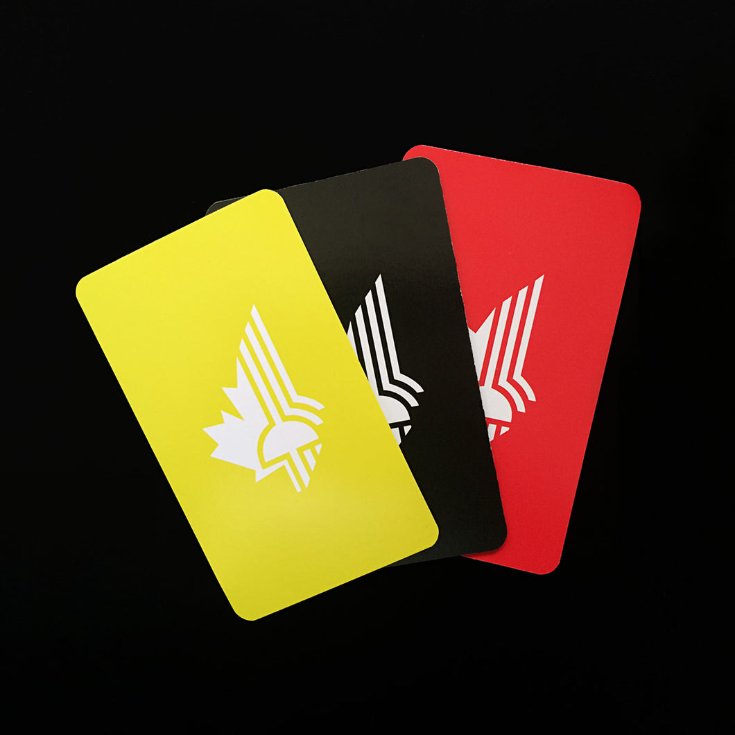 CFF Referee Cards (Set of 3)